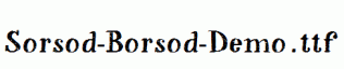 Sorsod-Borsod-Demo.ttf