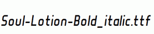Soul-Lotion-Bold_italic.ttf