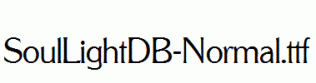 SoulLightDB-Normal.ttf