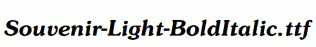 Souvenir-Light-BoldItalic.ttf