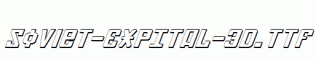 Soviet-ExpItal-3D.ttf