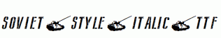 Soviet-Style-Italic.ttf