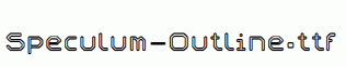 Speculum-Outline.ttf