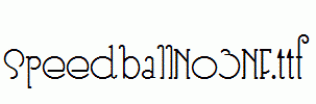 SpeedballNo3NF.ttf