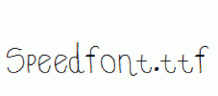 Speedfont.ttf