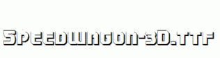Speedwagon-3D.ttf