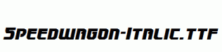Speedwagon-Italic.ttf