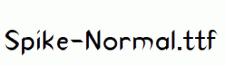 Spike-Normal.ttf