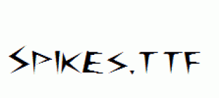 Spikes.ttf