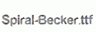 Spiral-Becker.ttf