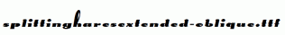 SplittingHaresExtended-Oblique.ttf