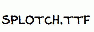 Splotch.ttf