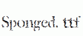 Sponged.ttf