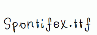 Spontifex.ttf