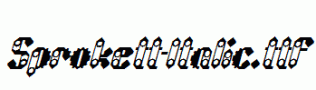 Sprokett-Italic.ttf