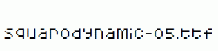 Squarodynamic-05.ttf