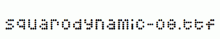 Squarodynamic-08.ttf