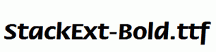StackExt-Bold.ttf