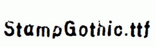 StampGothic.ttf