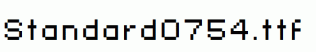 Standard0754.ttf