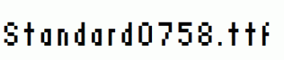 Standard0758.ttf