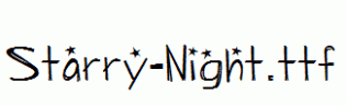 Starry-Night.ttf