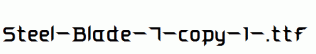 Steel-Blade-7-copy-1-.ttf
