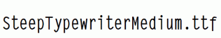 SteepTypewriterMedium.ttf