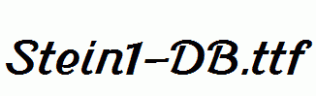 Stein1-DB.ttf