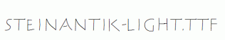 SteinAntik-Light.ttf