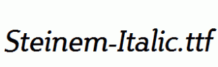 Steinem-Italic.ttf