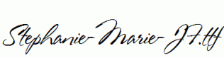 Stephanie-Marie-JF.ttf