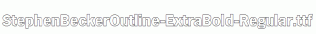 StephenBeckerOutline-ExtraBold-Regular.ttf