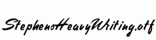 StephensHeavyWriting.otf