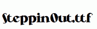 SteppinOut.ttf
