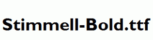 Stimmell-Bold.ttf
