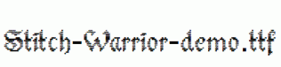 Stitch-Warrior-demo.ttf