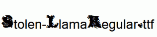 Stolen-LlamaRegular.ttf