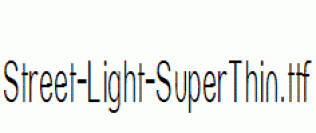 Street-Light-SuperThin.ttf