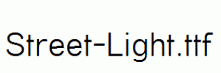 Street-Light.ttf