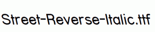 Street-Reverse-Italic.ttf