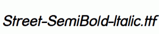 Street-SemiBold-Italic.ttf