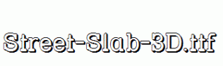 Street-Slab-3D.ttf