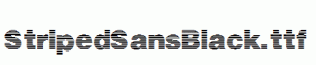 StripedSansBlack.ttf