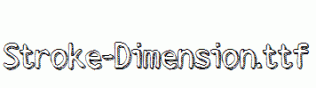 Stroke-Dimension.ttf
