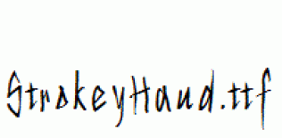 StrokeyHand.ttf