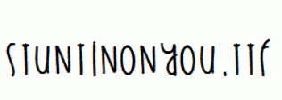 StuntinOnYou.ttf
