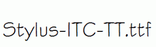 Stylus-ITC-TT.ttf