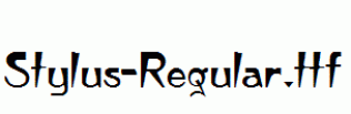 Stylus-Regular.ttf