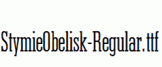 StymieObelisk-Regular.ttf